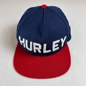 Hurley‎ The Classics Hat Cap Snapback Costa Rica Patriotic Red White Blue OS